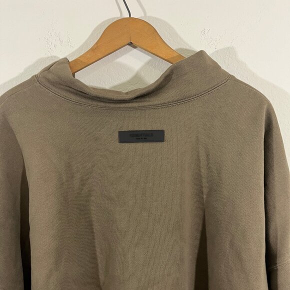 Essentials Fear of God Men's Brown Pullover Sweatshirt Size XXL - Picture 9 of 14